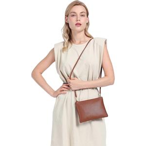 <span class=keywords><strong>Amelie</strong></span> Galanti bolso cruzado pequeño de lujo para mujer suave duradero exquisita tela de cuero estilo Simple poliéster PU forro - Product Image 2