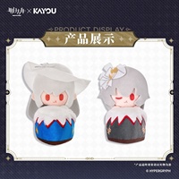 Vente en gros de badges et figurines fluorescentes Arknights Kayou Pop-up en stock, authentiques, avec support, merchandising Amiya Lumen