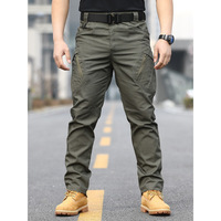 Pantalon cargo tactique multifonctionnel pour homme, pantalon décontracté imperméable, pantalon de randonnée et d'alpinisme
