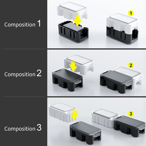 Portable Detachable Combination Magic <b>Cube</b> Pill Box Cross-Border Portable Storage Jewelry Box Rehabilitation Therapy Supplies - Product Image 3