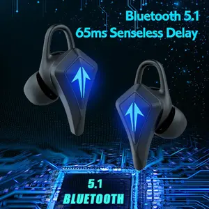 Gaming Earbuds with LED Battery Indicator Tws <strong>Earphones</strong> Low Latency Wireless Earbuds Stereo Gaming <strong>Earphones</strong> Gaming Experience - Product Image 4