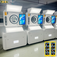 Mesin Foto Booth Cermin Yixile yang Dioperasikan dengan Koin/Uang Tunai, Mesin Vending Foto Booth Cetak Instan dengan Printer Kios