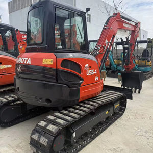 Excavadora de Ruedas Mini Kubota U55-4 Usada, Original de Corea, 5 Toneladas, Motor 2024, Maquinaria de Construcción en Venta - Product Image 1