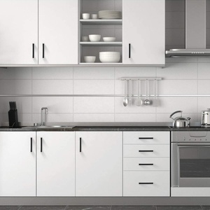 Matériel <span class=keywords><strong>de</strong></span> cuisine et <span class=keywords><strong>de</strong></span> salle <span class=keywords><strong>de</strong></span> bain, barre <span class=keywords><strong>ronde</strong></span>, en acier inoxydable, traction brossée, <span class=keywords><strong>poignée</strong></span> en Nickel noir, livraison gratuite, CS008 - Product Image 4
