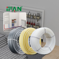 Système de chauffage au sol composite IFAN de haute qualité WRAS, durable et flexible, avec tubes PEX à 3 et 5 couches, résistant aux UV, tubes PERT PEX EVOH