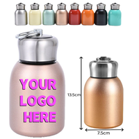 Botellas de Agua Delgadas Personalizadas de Acero Inoxidable, Aisladas Térmicamente para Bebidas Frías y Calientes, Termo para Regalos, Viajes, Campamentos y Senderismo