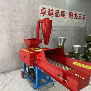 Caldo in Africa Asia America paglia Napir erba Chaff Cutter trituratore trituratore con motore e Diesel bovini pecore Grinder - Product Image 2