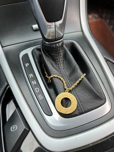 Gioielli in acciaio inossidabile collana calligrafia araba che (<span class=keywords><strong>Allah</strong></span>) è con me gioiello islamico cerchio musulmano collana pendente - Product Image 6