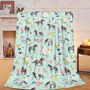 Manta de Franela con Diseño de Dinosaurio, Ligera y Transpirable, Ideal para Viajes y Campamentos, Personalizable, Venta al Por Mayor - Product Image 4