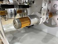 Mini máquina rebobinadora de bobina superventas e impresora de inyección de tinta plotter de 2 cabezales
