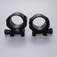 Support de fixation optique en aluminium de 30 mm à double anneaux pour accessoires de tube