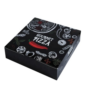 Caja de embalaje de <span class=keywords><strong>pizza</strong></span> de papel impresa personalizada de 10, 12, 14, 16 y 18 pulgadas con logotipo para llevar, cartón de embalaje de <span class=keywords><strong>pizza</strong></span> - Product Image 3