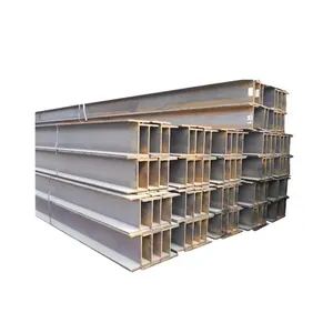 Laminado en caliente Astm A36 Perfil de carbono estructural Acero Q235b Q345b Viga de acero soldada tipo H para puente de metal