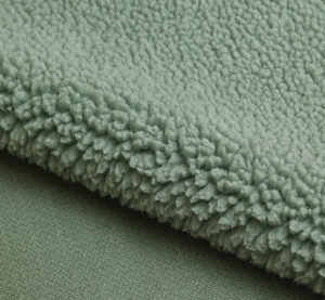 Bán Buôn 100% <span class=keywords><strong>Polyester</strong></span> Boucle Lông Cừu Ngoại Quan PE Tráng Nhung Outwear Vải Cho Áo Khoác May Mặc Nhanh Chóng Khô Và Đôi Phải Đối Mặt - Product Image 2