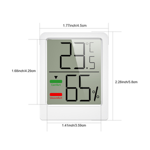 Mini hygromètre D3, thermomètre numérique d'intérieur pour la maison, le bureau, le jardin et le cellier - Product Image 5