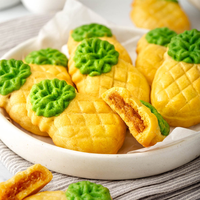 Machine de formage automatique de biscuits ananas bicolores BinKang de qualité alimentaire, machine à tartelettes en forme d'ananas
