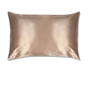 Luxury Plain 80GSM Woven Polyester White Double Sided Satin <b>Pillow</b> Case with Custom Logo for Hotel Home Use - Product Image 2