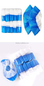 Cubierta de pie antideslizante impermeable de alta calidad y barata Cubiertas de zapatos desechables PP + CPE OEM - Product Image 5
