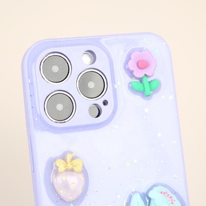 <span class=keywords><strong>2023</strong></span> nuevo Fabrica 3D decoración brillo estuches funda protectora de teléfono para celurare carcasa fundas funda para <span class=keywords><strong>iPhone</strong></span> 14 15 pro Max - Product Image 6