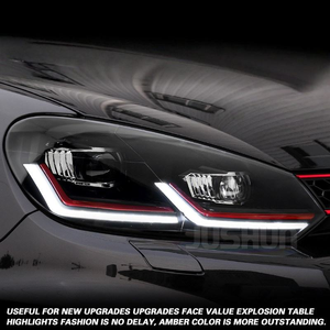 AURON 2009-2013 VW Golf 6 Front LED Lamp Low Beam Factory Direct New 12V 36W 6000 lm 6000K Universal Fitment 6 Months - Product Image 5