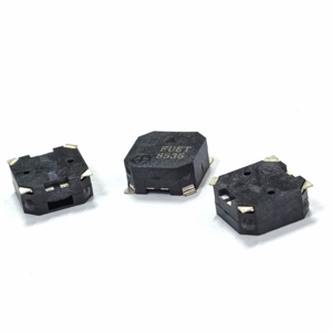 Buzzer électromagnétique actif à montage en surface 8,5*8,5*3,6 mm 3V 2700Hz 82dB à son latéral pour dispositif médical, lecteur de glycémie - Product Image 1