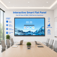 Interaktives Smart Whiteboard 65/75/86/98/110 Zoll Ultra HD 4K LED Flachbildschirm All-in-One 48MP Kamera Android/Windows OS
