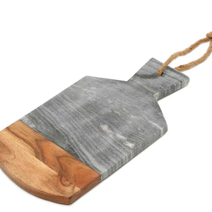Vente en gros de blocs à découper ronds jetables pour la cuisine planche à découper en bois avec poignée d'une seule pièce va au lave-vaisselle - Product Image 1