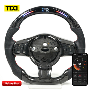 Volante de fibra de carbono TDD LED para Jaguar XE XF F-Type F-Pace E-Pace, volante personalizable - Product Image 2