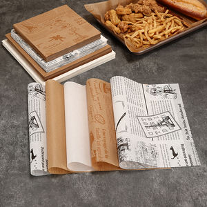 Feuilles de papier sulfurisé non blanchi pour la cuisson alimentaire, imprimées sur mesure, 40x60cm, vente en gros par le fabricant Nanbei - Product Image 2