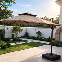 Parasol de marché commercial imperméable pour jardin extérieur