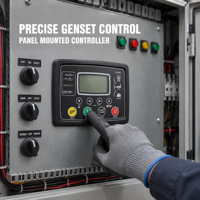 Pièces de rechange pour groupe électrogène diesel D300, panneau de commande en plastique, module de panneau de commande pour l'entretien du générateur