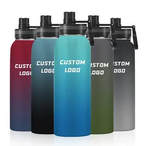 Portable Sports Drinking Insulated Custom Logo Wide Mouth Stainless Steel Bottles Water Bottle For Kid School
