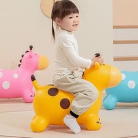 Nouveau Cheval Gonflable pour Bébé et Enfant, Jouet Sûr pour Adultes en PVC/Plastique, à Chevaucher et Équilibrer ; Fabriqué en Chine, Selle de Cerf Gonflable Anti-Chute
