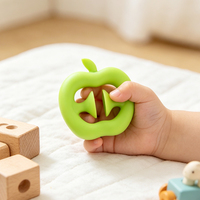 Paisen Silicone Factory Wholesale Apple Ring Silicone Hand Grip Trainer Finger Strength Exerciser for Kids Adults Stress Relief