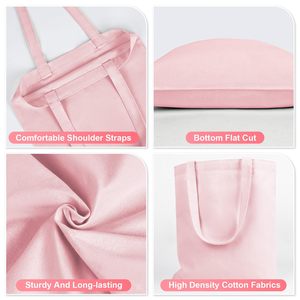 Bolsa de Lona Personalizada, Bolsa de Compras de Algodón para Educación, Formación y Publicidad, Bolsa de Lona de Mano para Estudiantes - Product Image 6
