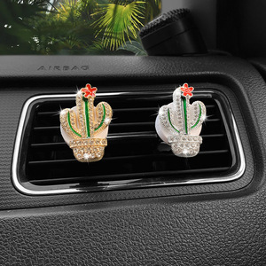 Ambientador de Coche con Diseño de <span class=keywords><strong>Cactus</strong></span>, Clip de Ventilación, Aroma Duradero, Sin Necesidad de Electricidad, Diseño Moderno, <span class=keywords><strong>Precio</strong></span> al por Mayor - Product Image 4