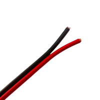 Harga Pabrik Kabel Speaker Audio Video HiFi 8 AWG Hitam Merah dengan Jaket PVC Pilihan Warna Tersedia 99.99% Tembaga OFC