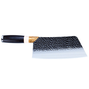 Forged copper-headed cleaver, high chrome-plated wood <b>handle</b>, <b>bone</b>-chopping <b>knife</b>, kitchen <b>knife</b>, super sharp for cutting iron, - Product Image 5