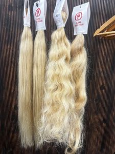 Extensions de cheveux humains blonds ondulés 613, collection de qualité supérieure, prix en gros - Product Image 4