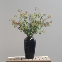 Bouquet de fleurs artificielles en gros, fausses fleurs en plastique, fleurs sauvages, plantes aquatiques, matériaux pour arrangements floraux, branches pour mariage