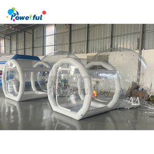 Lều Vòm Bong <span class=keywords><strong>B</strong></span>óng Trong Suốt Ngoài Trời Tùy Chỉnh Với Đường Hầm Lều Bong <span class=keywords><strong>B</strong></span>óng <span class=keywords><strong>B</strong></span>ơm Hơi Trong Suốt Nhà Cắm Trại - Product Image 1