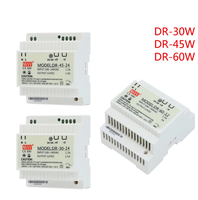 Rail Din DR/MDR/NDR/EDR/WDR/HDR 15-480W transporter une alimentation à découpage industrielle intelligente automatiquement environnementale