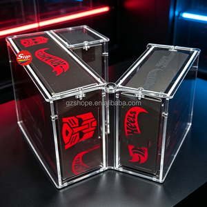 SHP Acryl-Sammelbox Geeignet für <span class=keywords><strong>Transformers</strong></span> RLC Optimus Prime und Nemesis Prime Faltbare Diecast-Auto-Vitrine - Product Image 4