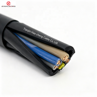 Kabel Submersible Peralatan Listrik Industri JHS 3+1 Inti Grounding Independen 450/750V Tahan Air untuk Pompa Submersible