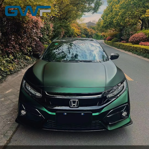 GWFILM Nouvelle Pellicule de Protection pour Voiture en PET Vert <span class=keywords><strong>Venom</strong></span> à Changement de Couleur, Anti-Rayures, PVC, Rouleau Complet, Finition Super Anti-Taches, Luxe, Durée de Vie <span class=keywords><strong>3</strong></span>-5 Ans - Product Image 1