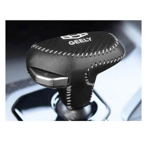 Marcan Leather Breathable Luxury <b>Car</b> Gear Lever <b>Cover</b> & Shift Knob Kit for Geely Tugella Xingyue FY11 2019-2024 Coolray Kx11 - Product Image 1