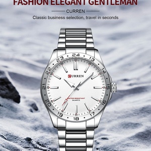 Curren 8452 Business <b>Watch</b> for Men Stainless Steel Strap Waterproof 3 Hand Simple <b>Watch</b> Reloj De Pulsera - Product Image 4