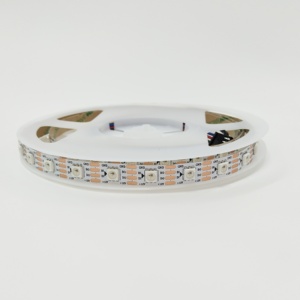 Lampu <span class=keywords><strong>Strip</strong></span> LED RGB Digital Pixel Ajaib Individual Addressable Ws2815 DC12V 60led 96led 144led - Product Image 6