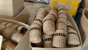 Bolsos de ratán Haosen al por mayor, bolso de mujer tejido <span class=keywords><strong>Bali</strong></span> hecho a mano - Product Image 6