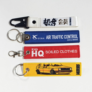Design Wholesale Colorful Text Woven Creative Keychains and Creative Commemorative <b>Gifts</b> - Product Image 6